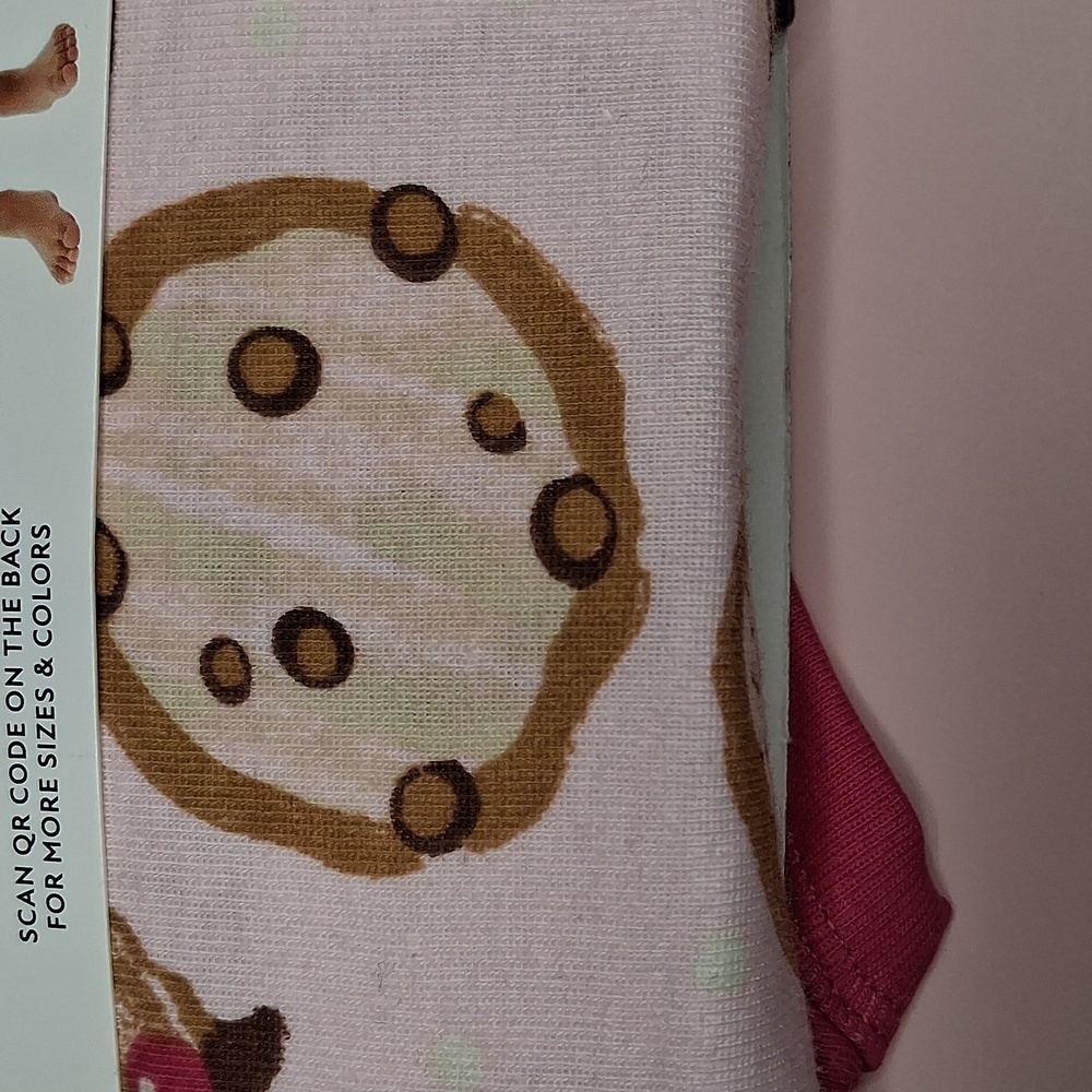 2 Sets Girls Size 5 Organic Cotton Pajama Set Butterfly & Flower Member's Mark - Picture 3 of 5